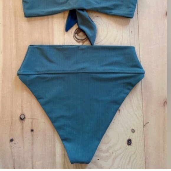 Free People Highway Ribbed High-Waisted Bottoms - Picture 2 of 6